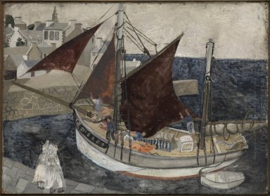 Boat in Harbour, Brittany