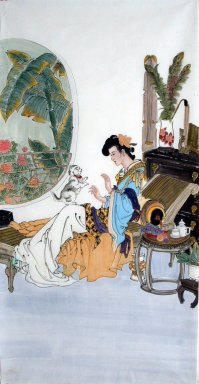 Belle dame - Peinture chinoise