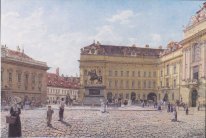 La Plaza de Josef en Viena 1831