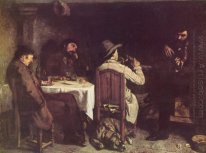 Après le dîner à Ornans 1849