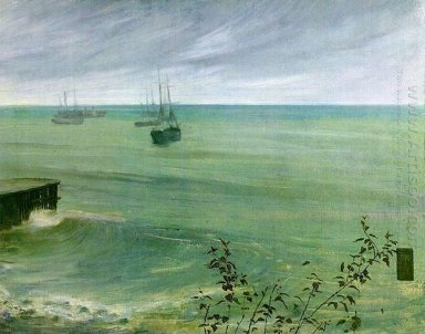 Symfoni i grå färg och grönt The Ocean 1872