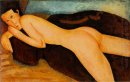 reclining nude from the back 1917