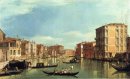 Grand canal tussen het palazzo bembo en het palazzo vendramin