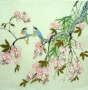 Oiseaux et fleurs - Peinture chinoise