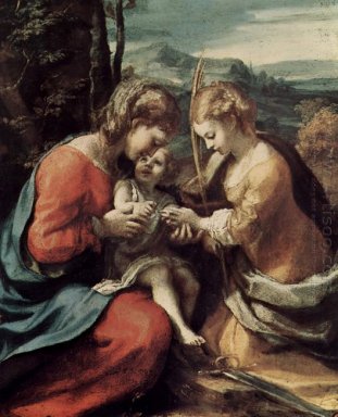 The Mystic Marriage Of St Catherine Of Alexandria 1518