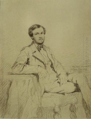 Portret van EugȨne Lacheur 1852