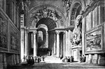 Giovanni Lorenzo Bernini's Scala Regia in het Apostolisch Paleis