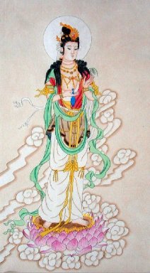 Peinture Guanyin-chinois