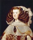 Portrait de Marianne d'Autriche Reine de l'Espagne 1657