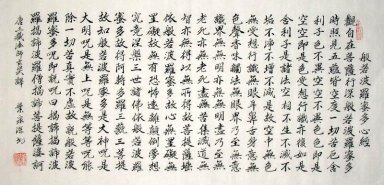 Prajna Paramita Sutra del Corazón - la pintura china