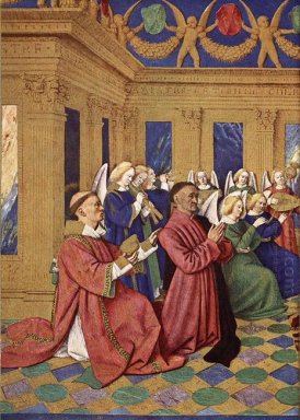 Etienne Chevalier 1410 74 und sein Patron Hommage an die Vi