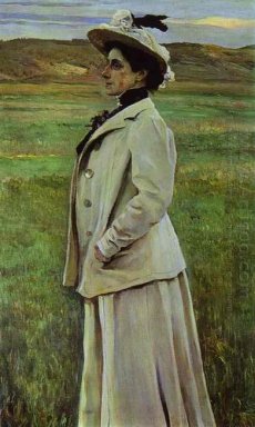 Portret van Natalia Yashvil 1905