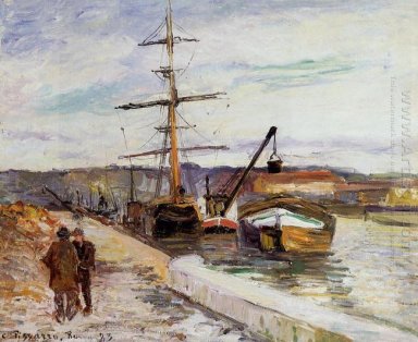 le port de Rouen 1883