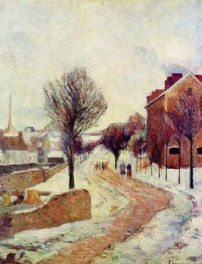 Vorort unter Schnee 1886