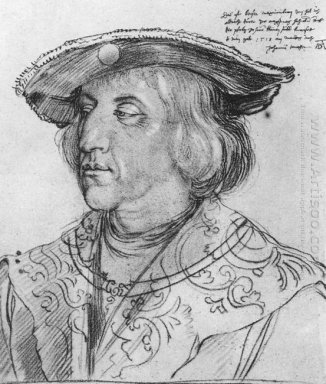 Porträt von Maximilian I. 1518