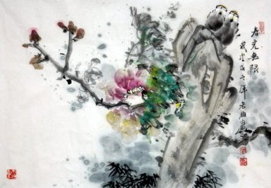 Birds & Flowers-Spring - Chinesische Malerei