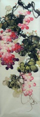 Uvas - Pintura Chinesa