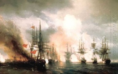Russian Turkish Sea Battle Of Sinop am 18. November 1853 1853