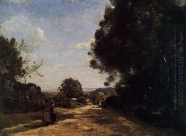 Sèvres Brimborion vue vers Paris 1864