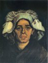 Mulher do camponês Retrato de Gordina De Groot 1885