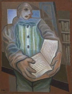 Pierrot con el libro 1924
