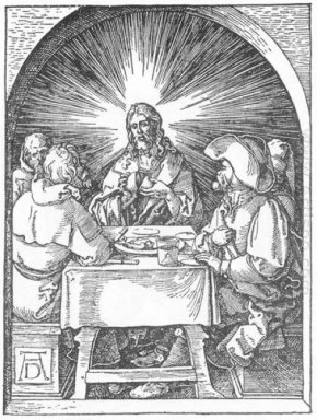 Christ et les disciples d\'Emmaüs 1511