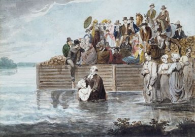 A Philadelphia Anabaptist Immersion during a Storm