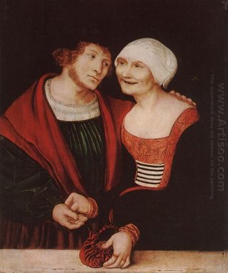 Den förblindad Gammal kvinna 1522
