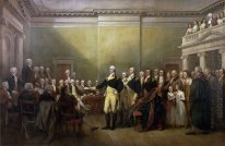 Generale George Washington dimissionari sua Commissione