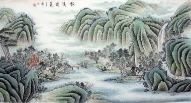 Montagne et de l\'eau - peinture chinoise