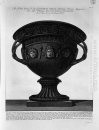 Antike Vase aus Basalt gefunden auf dem Quirinal 1772