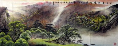 Ein Bauernhaus - Chinesische Malerei