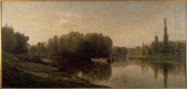 Les bords de l\'Oise 1859