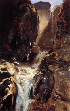 Ein Wasserfall 1910