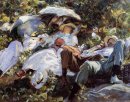 Groupe de parasols (ou une sieste)