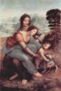 Oskulden och barnet med St Anne c. 1510