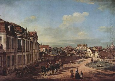 Vue de la place du Brama de Zelazna Varsovie 1779