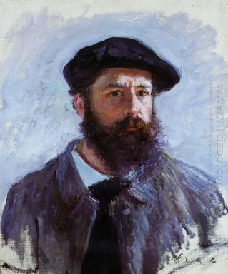 Zelfportret met Een Baret 1886