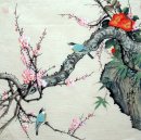 Vogels&Bloemen - Chinees schilderij