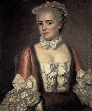Porträtt av Marie Francoise Buron 1769