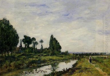 Kleine Kanal Am Quilleboeuf 1893