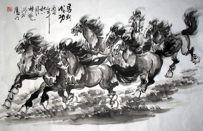 Chinese Horse Painting