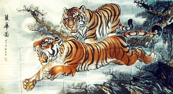 Chinese Tiger Painting