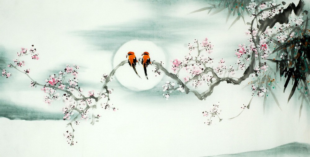 Chinese Plum Blossom Painting