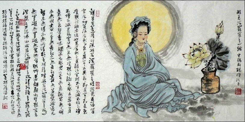 Chinese Guanyin Painting