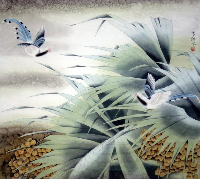 Chinese birds Painting