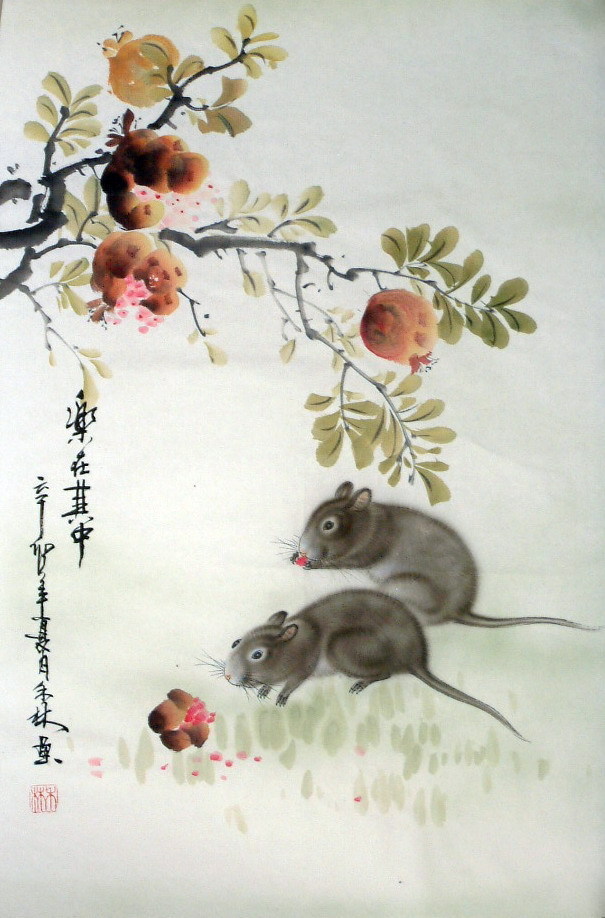 Chinese Animals-Mouse Painting