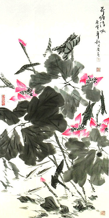 Chinese Flowers Painting