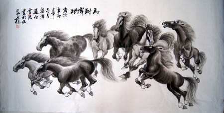 Chinese Animals-Horse Painting
