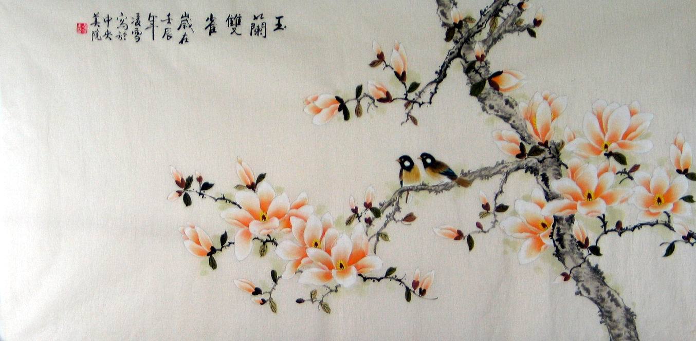 Chinese Flower and Birds Painting